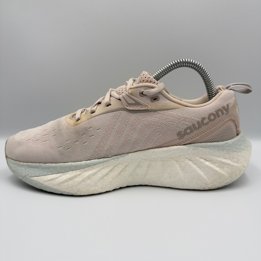 Saucony Triumph 22 Women Size 7.5 Running Shoes PWRRUNPB Cushion Pink Neutral - Picture 2 of 10